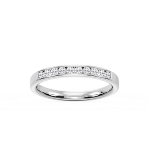 Bailey Round Lab Grown Diamond Channel Set Channel Band