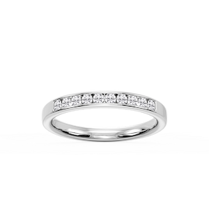 Bailey Round Lab Grown Diamond Channel Set Channel Band