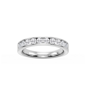 Bailey Round Lab Grown Diamond Channel Set Channel Band