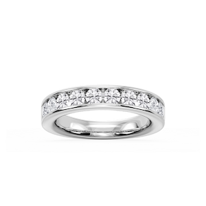 Bailey Round Lab Grown Diamond Channel Set Channel Band