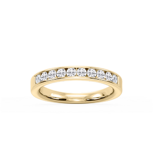 Bailey Round Lab Grown Diamond Channel Set Channel Band