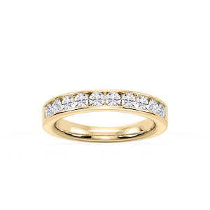 Bailey Round Lab Grown Diamond Channel Set Channel Band