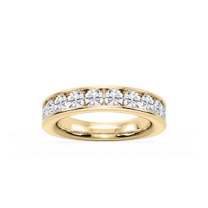 Bailey Round Lab Grown Diamond Channel Set Channel Band