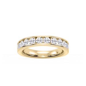 Bailey Round Lab Grown Diamond Channel Set Channel Band