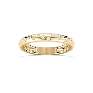 Beverly 1/3 ctw Round Lab Grown Diamond Scattered Eternity Band