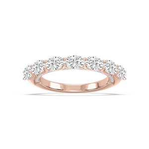 Bonnie 2 ctw Oval Lab Grown Diamond East West Anniversary Band  