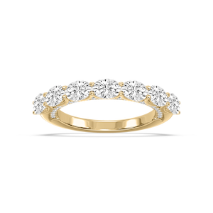 Bonnie 2 ctw Oval Lab Grown Diamond East West Anniversary Band  
