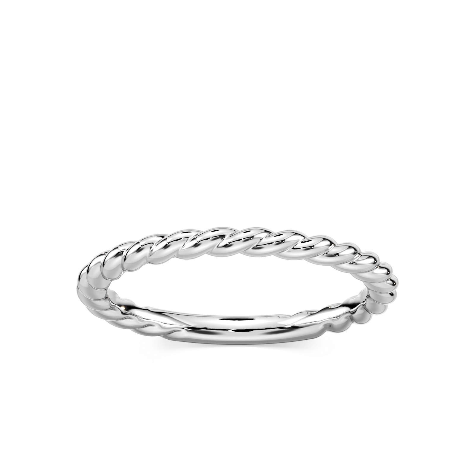 Cali 1.90mm Rope Plain Metal Band