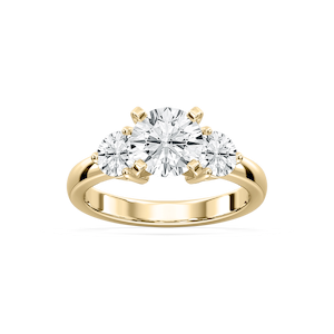 Carmella Lab Grown Diamond Three Stone Engagement Ring