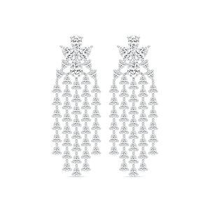 10 ⁷/₈ ctw Pear Lab Grown Diamond Chandelier Drop Earrings