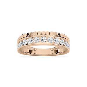 Saylor 1 ctw Round Lab Grown Diamond Channel Anniversary Band