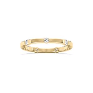 Samira 1/3 ctw Round Lab Grown Diamond Station Eternity Band