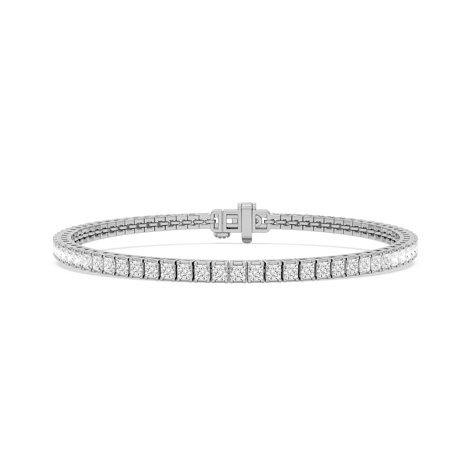 5 ⁵⁄₈ ctw Princess Lab Grown Diamond Classic Tennis Bracelet - 7 Inches