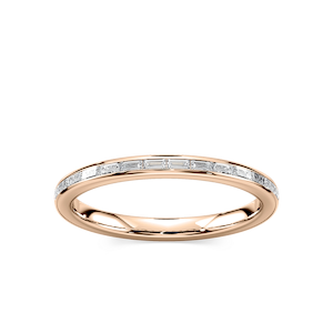 Clea 1/5 ctw Baguette Lab Grown Diamond Channel Set Wedding Band