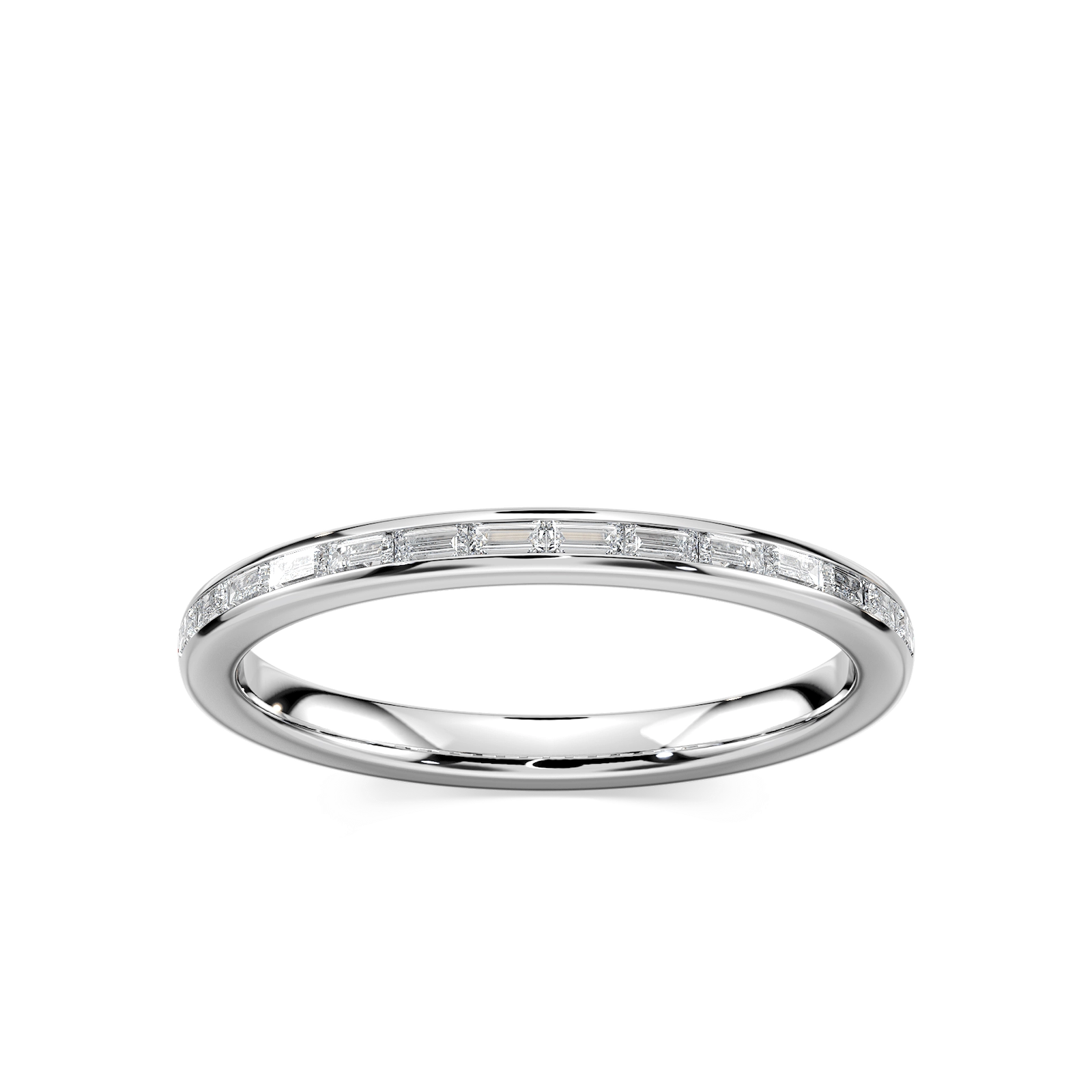 Clea 1/5 ctw Baguette Lab Grown Diamond Channel Set Wedding Band