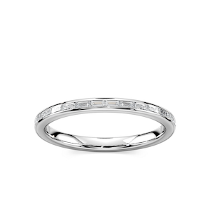 Clea 1/5 ctw Baguette Lab Grown Diamond Channel Set Wedding Band