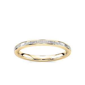 Clea 1/5 ctw Baguette Lab Grown Diamond Channel Set Wedding Band