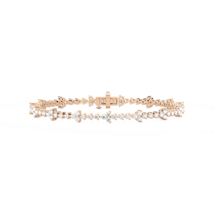 2 ³⁄₄ ctw Round Lab Grown Diamond Cluster Bracelet  - 7 Inches