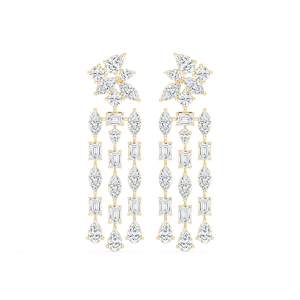 16 ²⁄₅ ctw Multi Shape Lab Grown Diamond Constellation Dangle Earrings