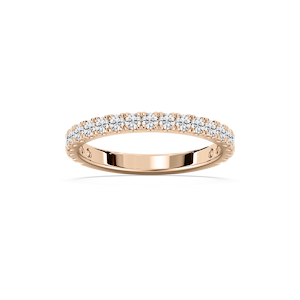 Meg 2/3 ctw Round Lab Grown Diamond Wedding Band