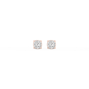 Cushion Lab Grown Diamond Classic Four Prong Stud Earrings