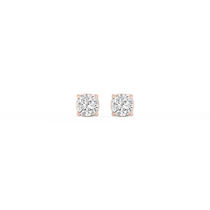 Cushion Lab Grown Diamond Classic Four Prong Stud Earrings