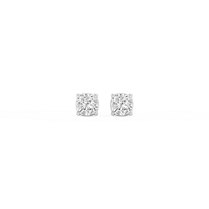 Cushion Lab Grown Diamond Classic Four Prong Stud Earrings