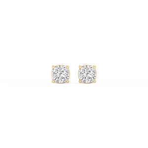 Cushion Lab Grown Diamond Classic Four Prong Stud Earrings