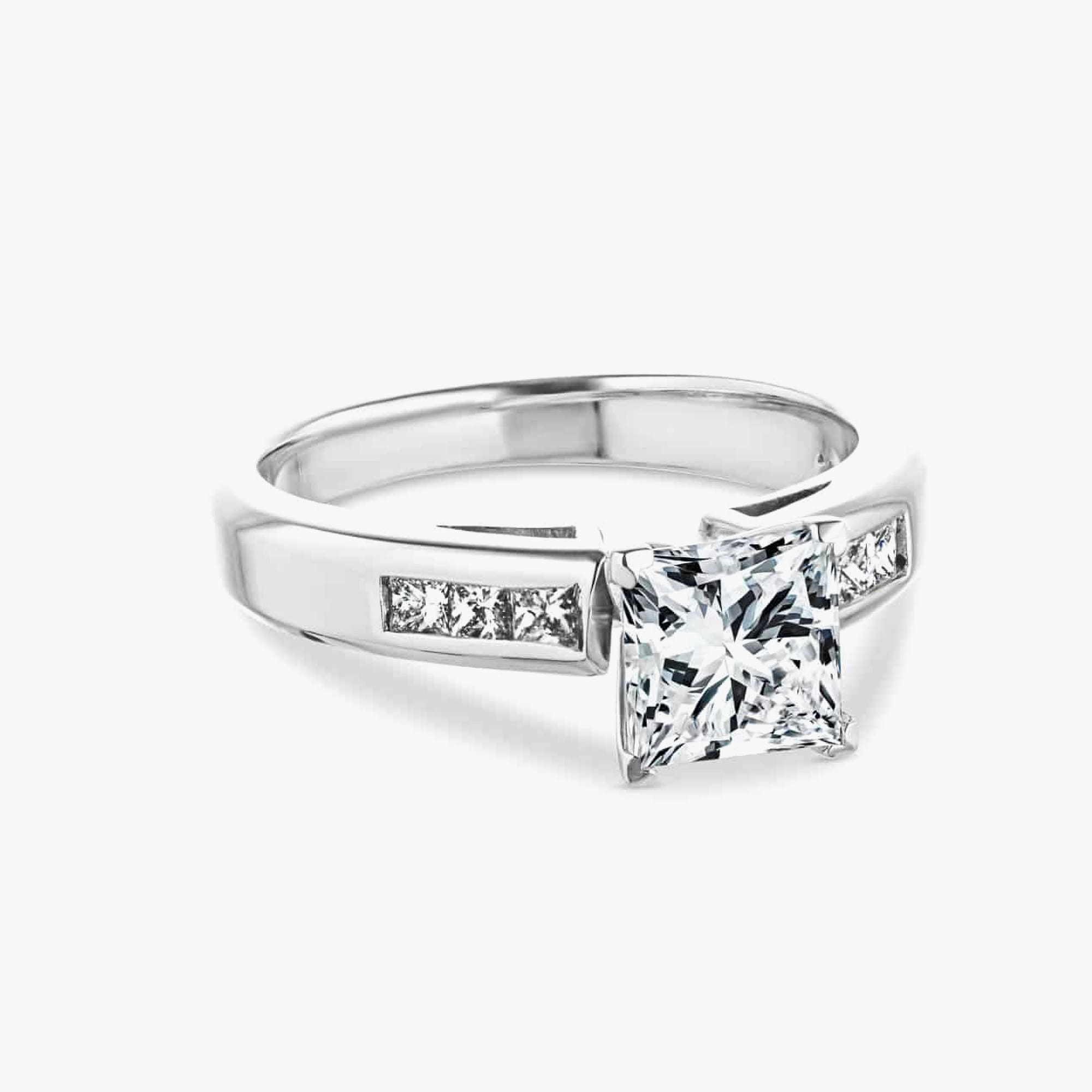 Melanie Accented Wedding Set
