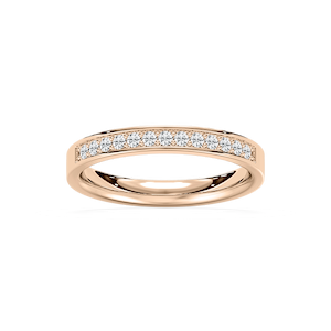 Danica 1/3 ctw Round Lab Grown Diamond Channel Set Wedding Band