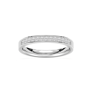 Danica 1/3 ctw Round Lab Grown Diamond Channel Set Wedding Band