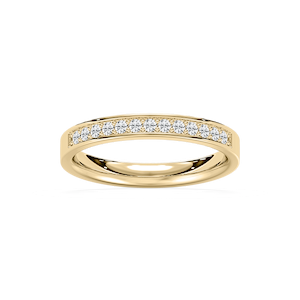 Danica 1/3 ctw Round Lab Grown Diamond Channel Set Wedding Band