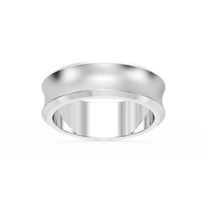 Dune 6.00mm Concave Bevel Plain Metal Band