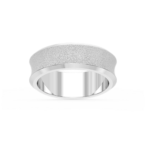 Dune 6.00mm Concave Bevel Plain Metal Band