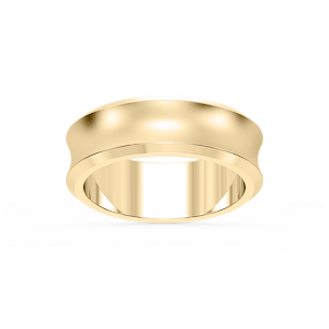 Dune 6.00mm Concave Bevel Plain Metal Band