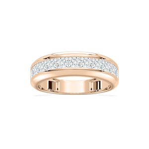 Remi 1 ½ ctw Princess Lab Grown Diamond Eleven Stone Channel Anniversary Band