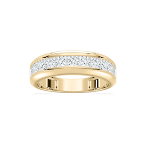 Remi 1 ½ ctw Princess Lab Grown Diamond Eleven Stone Channel Anniversary Band