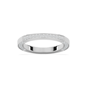 Emile 2/3 ctw Round Lab Grown Diamond Channel Set Wedding Band