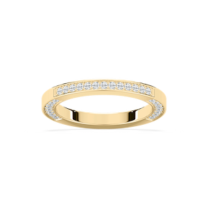 Emile 2/3 ctw Round Lab Grown Diamond Channel Set Wedding Band