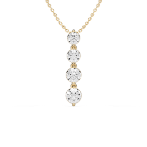 2 ⅙ ctw Round Lab Grown Diamond Eternal Journey Pendant  - 18 Inches