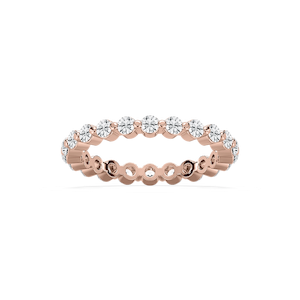 Aspyn 7/8 ctw Round Lab Grown Diamond Shared Prong Eternity Band