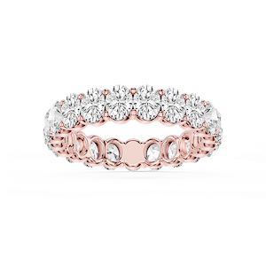 Harlow Oval Lab Grown Diamond Shared Prong Eternity Band
