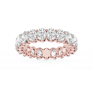 Harlow Oval Lab Grown Diamond Shared Prong Eternity Band