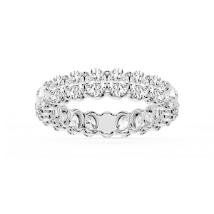 Harlow Oval Lab Grown Diamond Shared Prong Eternity Band