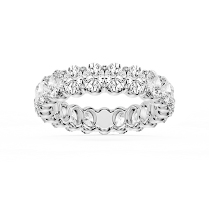 Harlow Oval Lab Grown Diamond Shared Prong Eternity Band