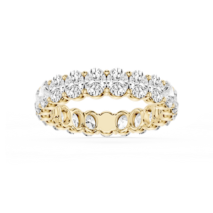 Harlow Oval Lab Grown Diamond Shared Prong Eternity Band
