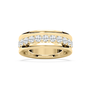 Jocelyn 7/8 ctw Round Lab Grown Diamond Surface Prong Anniversary Band
