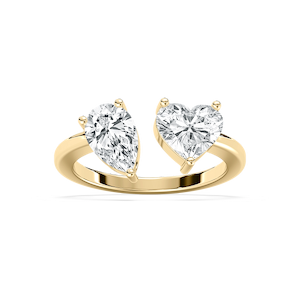 Heart Toi et Moi Ring