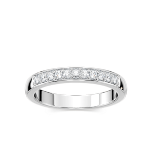 Helen 1/4 ctw Round Lab Grown Diamond Channel Set Wedding Band