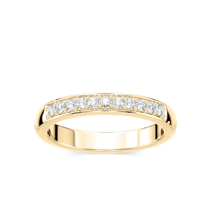 Helen 1/4 ctw Round Lab Grown Diamond Channel Set Wedding Band